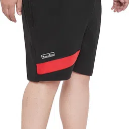 bigbanana Solid Men Black Regular Shorts image 4