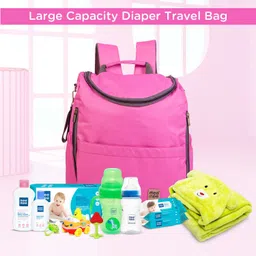 meemee Waterproof Maternity Backpack for Moms with Multiple Pockets & Changing Mat Baby Diaper Bag image 4