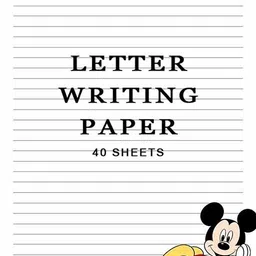 lookat Romantic Floral Writing Paper Set, 40 Sheets, A5 Size Silhouette Paper Sheet-picture-10