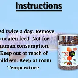 foodie puppies WA Arowana Nutri Sticks - 200g | Floating Pellets| Feed for All Carnivorous Fish Fish, Shrimp 0.2 kg Dry Adult, New Born, Senior, Young Fish Food image 4