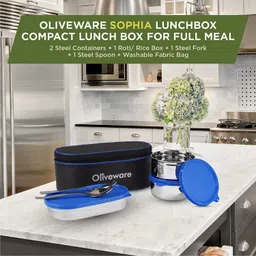 oliveware Lunch Box | 3 Containers 3 Containers Lunch Box image 4