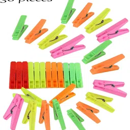 uniboss Multipurpose 36 Pcs Cloth Clips | Cloth Hanging Pins Plastic Cloth Clips-picture-24