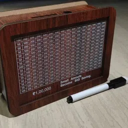 anscreations Wooden Coin Bank Coin Bank image 2