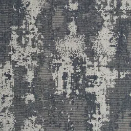 priyate Dark Grey Abstract Polypropylene 6 ft x 9 ft Machine Made Carpet image 2
