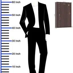 captiver Key Holder with Locker Upto 40 Keys for Living Room Home Furniture | Wood Key Holder image 5