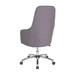 furniturstation Gans Leatherette Study Chair in Grey Colour image 4