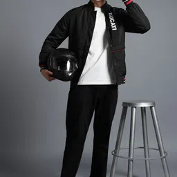 ducati Men Solid Casual Jacket image 2