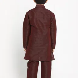 JBN Creation Boys Mandarin Collar Kurta With Pyjamas image 3