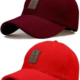 cap world Striped, Self Design, Solid Sports/Regular Cap image 1