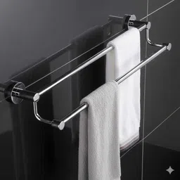 adonz NWM_Towel_Holder_0705 Silver Towel Holder image 4