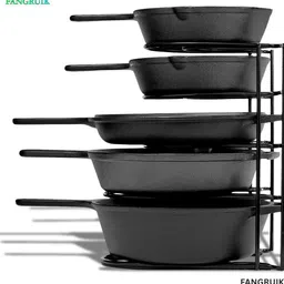 fangruik Utensil Kitchen Rack Durable Iron Kitchen Rack Organizer For Cookware Iron-picture-17