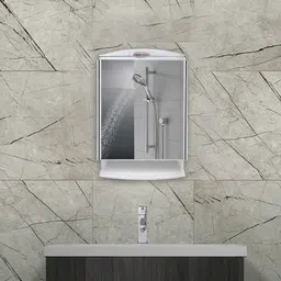 urban choice Saffire White Storage Organiser & Bathroom Mirror-picture-23