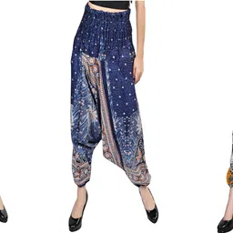 narnari Printed Rayon Women Harem Pants-picture-15