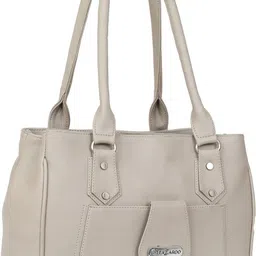 lazzaroo Women Grey, White Shoulder Bag image 3