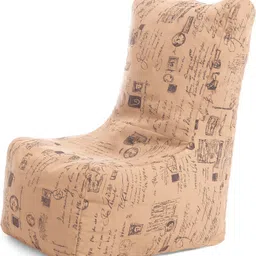 style homez Large CANVAS CLASSIC CHAIR, Cotton Abstract Printed Bean Bag Chair With Bean Filling-picture-12