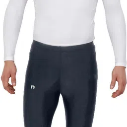 never lose Solid Men Grey Tights image 4