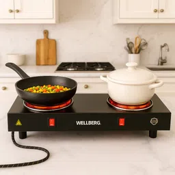 wellberg 2000 W Radiant Cooktop Push Button image 1