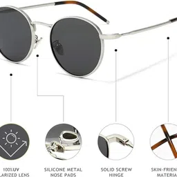 spadeaces Others, Polarized Round Sunglasses (Free Size) image 4