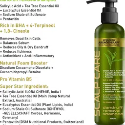 keya seth aromatherapy Scalp care Dandruff Removal Shampoo with Salicylic Acid, Tea Tree,Eucalyptus Oil image 2