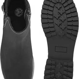 roadster Comfortable Outdoor Synthetic Leather Boots For Men image 4