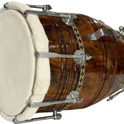 gt manufacturers Professional Jagran Kirtan Purpose Dholak Nut & Bolts Dholak image 2