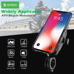 siago S33A Universal Bike Mount Holder with 360 Degree Rotation Bike Mobile Holder Bike Mobile Holder image 5