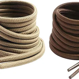house of common shoe lace khaki brown coffee round 90cm for boot sport hiking shoe Shoe Lace-image-12