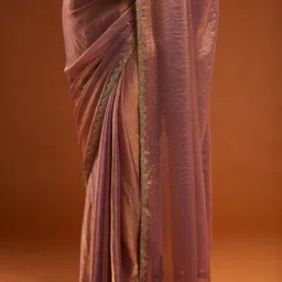pd cloth villa Embellished Bollywood Tissue, Pure Silk Saree image 5