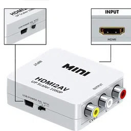 TrustEdgeTV-out Cable HDMI to RCA HDMI to AV HDMI to 3RCA CVBS AV Composite Video Audio Converter image 4