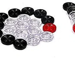 s n international Crystal Carrom Coins With 5 Gm Powder and Striker Carrom Pawns-picture-15