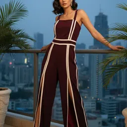 chawla jee traders Striped Women Jumpsuit image 4
