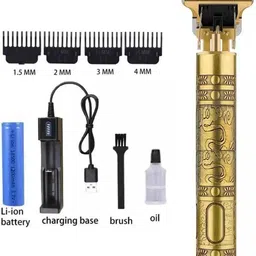 TechElectro T9 professional clipper Trimmer for men Trimmer 120 min Fully Waterproof Trimmer 10 min Runtime 4 Length Settings-picture-12