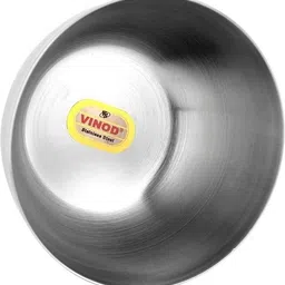 vinod Steel Vegetable Bowl Stainless Steel Solid Two Tone Bowl (200ml, Smokey Gray, Medium) - Set of 12 pcs image 3