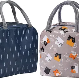 kardiff Portable Insulate Travel Smiley Lunch bag Multicolour Messenger Bag-picture-20