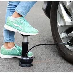Mini Bike Pump Foot Activated Floor Pump Air Pump Bicycle, Car, Ball, Football Pump Pump-image-4