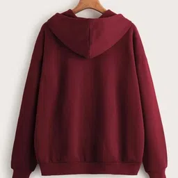 prachikfashions Men Full Sleeve Solid Hooded Sweatshirt image 2