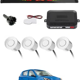zplus Universal 4 White Reverse Parking Sensor With LED Display For Cars-12 Safety of Passengers/Car One Alarm Kit-1154 Parking Sensor-picture-32