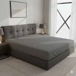 kittenbite King Size Fitted Terry Cotton Breathable, Waterproof, Stretchable Mattress Cover-picture-18