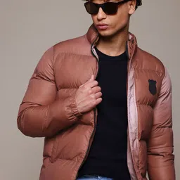 roadster Men Solid Padded Jacket-picture-27