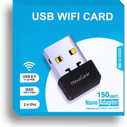 HexaGear USB WiFi Adapter with Heat-Resistant Chipset for Laptop PC and Desktop Computer USB Adapter image 1