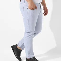 instafab plus Men Regular Mid Rise Grey Jeans image 2