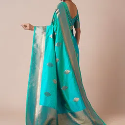 sareemall Embellished Banarasi Silk Blend Saree image 2