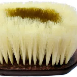 m.s traders Large Neck Duster Brush Anself Soft Barber Wooden Handle Cutting Brush image 4
