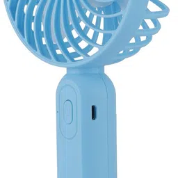 MZ S9 (PORTABLE RECHARGEABLE USB FAN) 3 Speed Mode High Speed with 1200mAh Battery S9 Mobile Stand USB Fan image 2