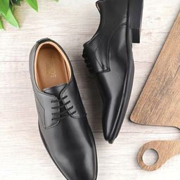CLOG LONDON Men Leather Formal Derbys-picture-1
