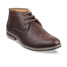 WALKWAY by Metro Men Brown Solid Formal Derbys-picture-41