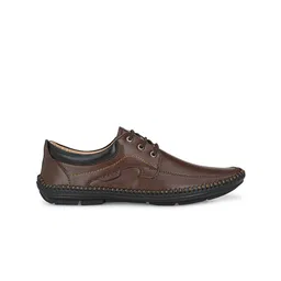 Mactree Men Brown Solid Formal Derbys image 2