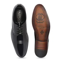 FAUSTO Men Textured Formal Derbys image 5