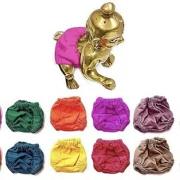 lvi craft Kanha Ji Laddu Gopal Ji, Diaper for Size 4 No, Chaddhi Langoti Nappy, Pack of 12 Dress-picture-27