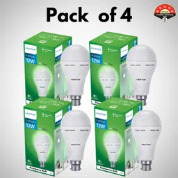 Pack of 4-Bright and Long-Lasting 12W Emergency LED Bulb for Home Use 4 hrs Bulb Emergency Light-image-2